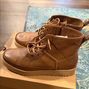 UGG Women's Brown Lace-Up Boots